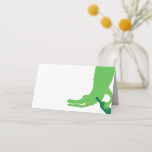 Alligator Wine Place Card