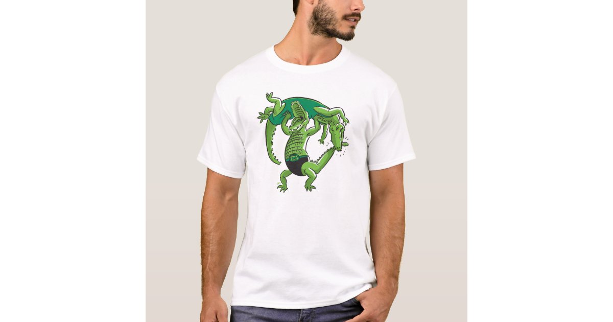 Alligator Wrestling T Shirt, Vintage Graphic T Shirts