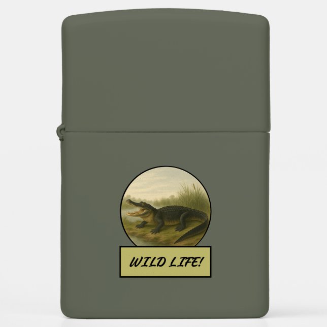Alligator Zippo Lighter (Front)