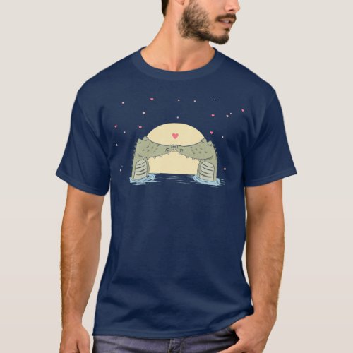 Alligators in Love Valentine T_Shirt