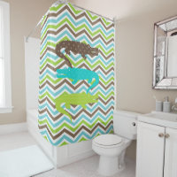 Alligator Shower Curtain, Zazzle