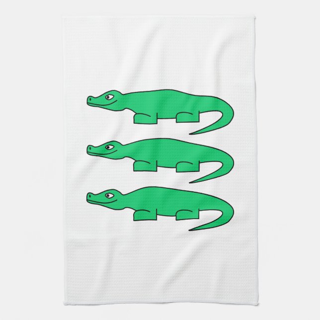Alligators. Towel (Vertical)