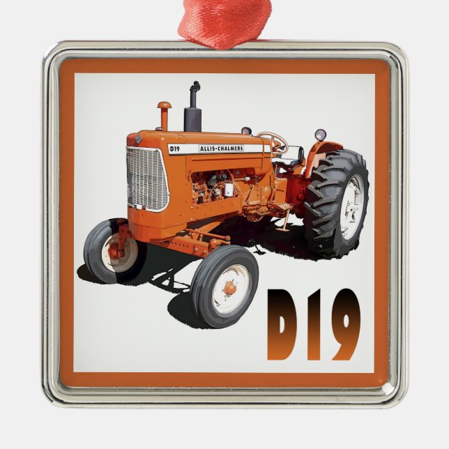 Allis-Chalmers D19 Metal Ornament (Front)
