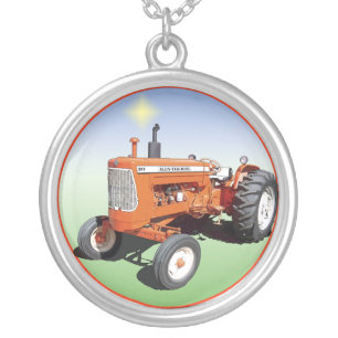 Allis-Chalmers D19 Silver Plated Necklace