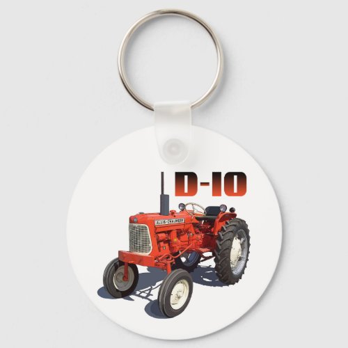 Allis Chalmers D_10 Tractor Keychain
