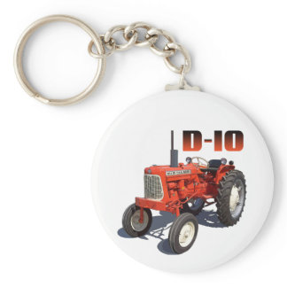 Allis Chalmers D-10 Tractor Keychain