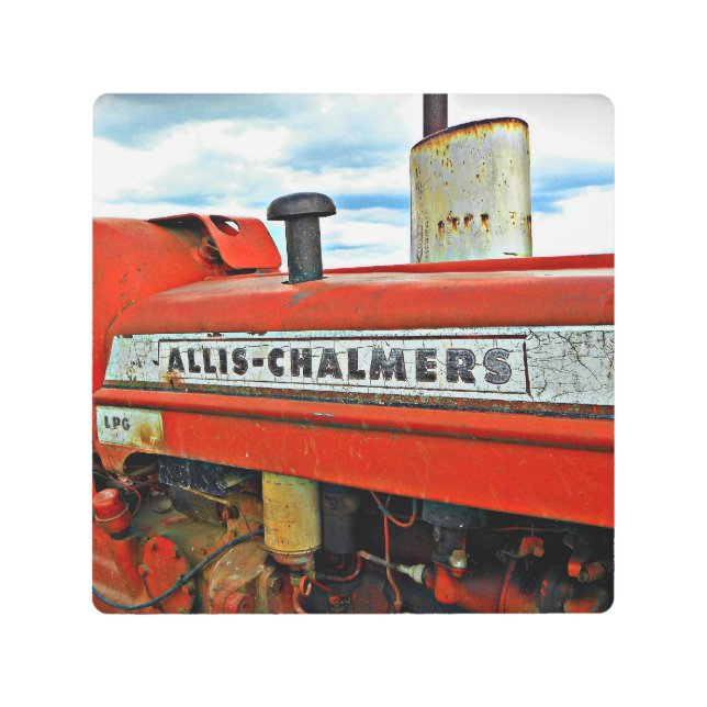 Allis Chalmers Metal Print (Front)