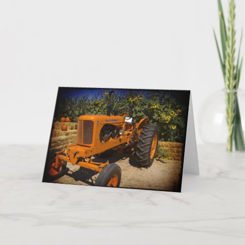 Allis Chalmers Tractor Thank You Card
