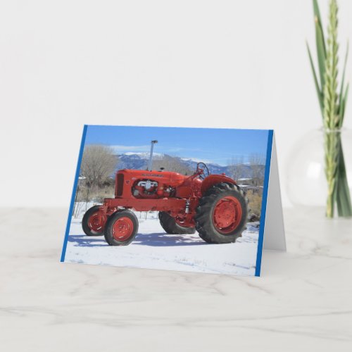 Allis Chalmers WD45 1955 Trator Greeting Card