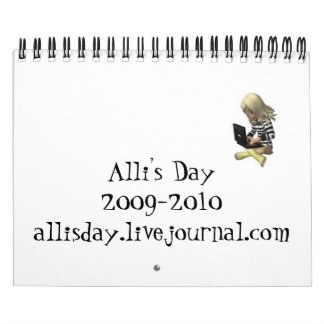 Alli's Day Mini Calendar 2009-2010