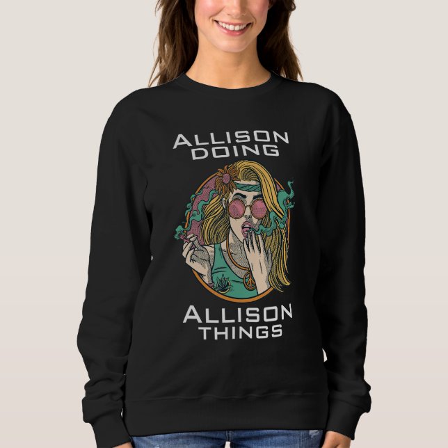 Allison doing sweatshirt (Front)