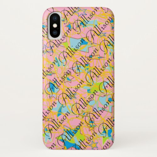 Allison from Orphan Blackabstract art repeat call iPhone X Case
