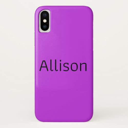 Allison from TV show Orphan Black iPhone X Case
