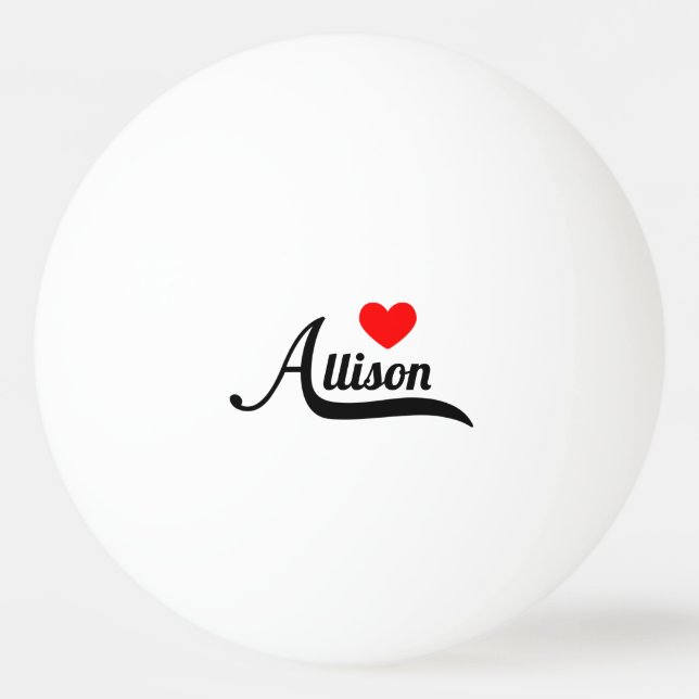 Allison Ping Pong Ball (Front)
