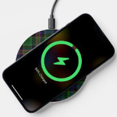 Allison Plaid Monogrammed Wireless Charger (Phone)