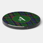 Allison Plaid Monogrammed Wireless Charger (Front 2)