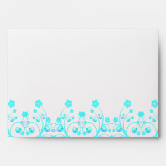 Allison Rachel 5x7 Bat Mitzvah Wedding Blue Pearls Envelope
