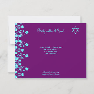 Allison Rachel Flowers & Pearls RSVP Card