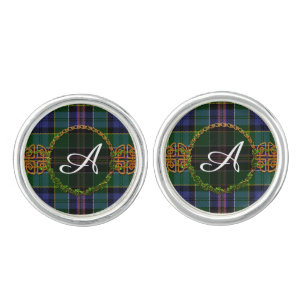 Allison Tartan And Monogram Cufflinks