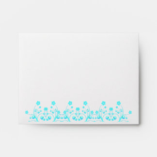 Allison Thank You Mitzvah Wedding Blue Pearls Envelope