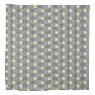 Allium Flower Pattern Duvet Cover