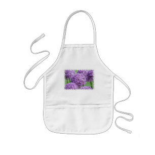 Allium Flowers Children's Smock Kids' Apron