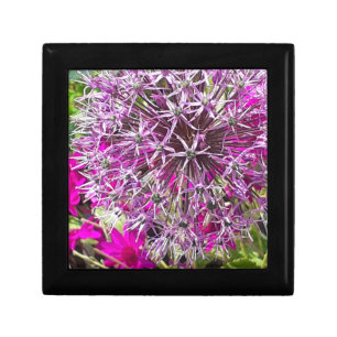 Allium & Summer Flowers Jewelry Box
