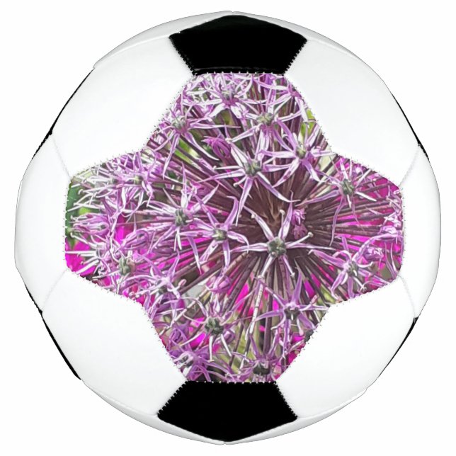 Allium & Summer Flowers  Soccer Ball (Front)