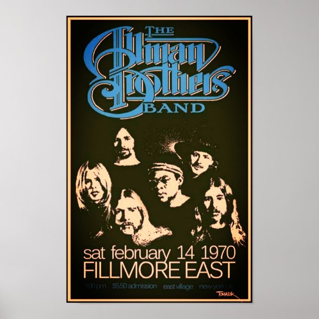 Allman Brothers Band Concert Poster (Front)