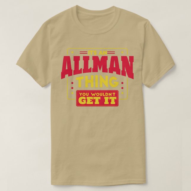 Allman T-Shirt (Design Front)
