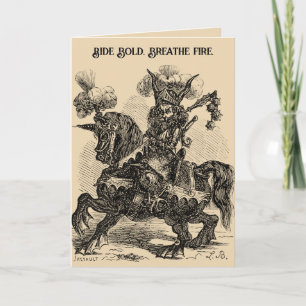 Alloces A Fire-Breathing, Lion-Headed Soldier  Card
