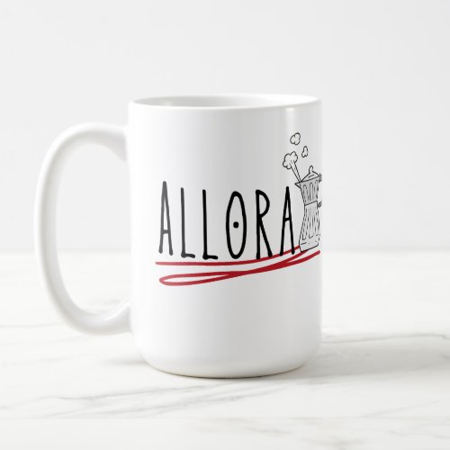 Allora and Moka Espresso Maker Coffee Mug