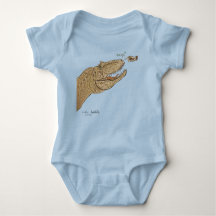Allosaurus Boop! Dinosaur One-piece Baby Bodysuit
