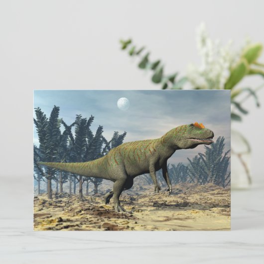 Allosaurus dinosaur - 3D render (Standing Front)