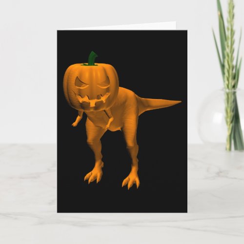 Allosaurus halloweenis card