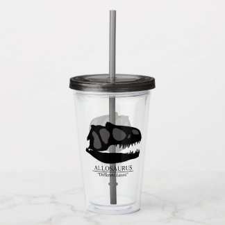 Allosaurus Skull Acrylic Tumbler
