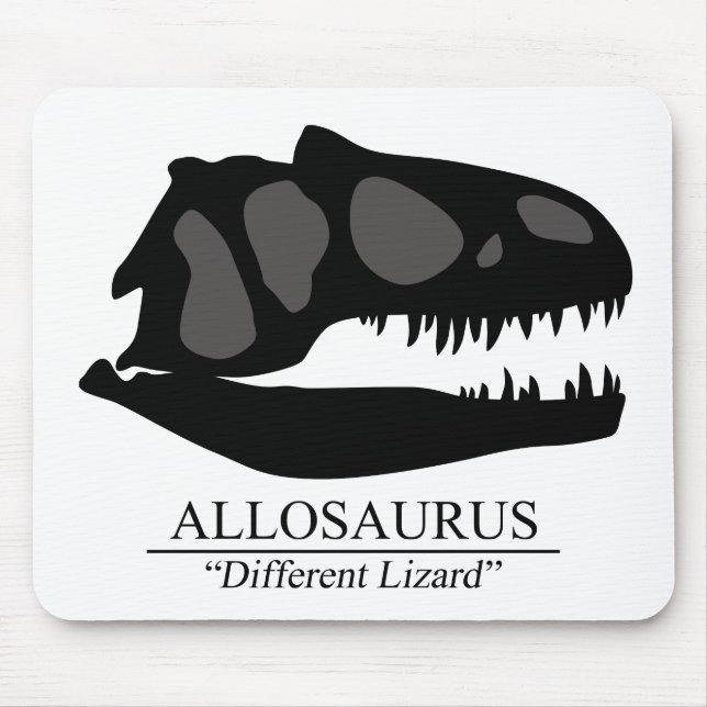 Allosaurus Skull Mouse Pad (Front)
