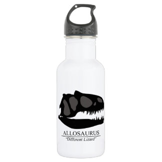 Allosaurus Skull Stainless Steel Water Bottle