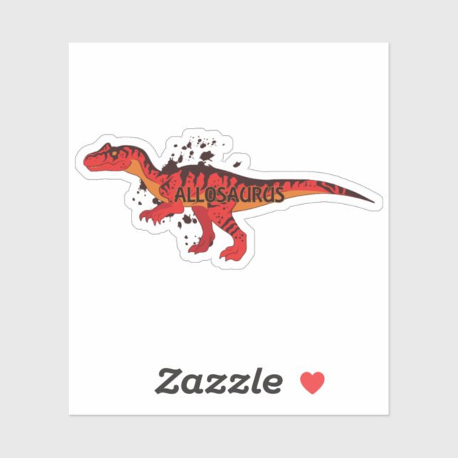 Allosaurus Sticker (Sheet)