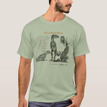 Allosaurus Your Inner Dinosaur Shirt Gregory Paul by Eonepoch at Zazzle