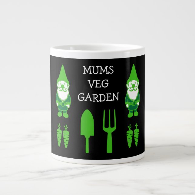 Allotment Gardening Giant Coffee Mug (Front)