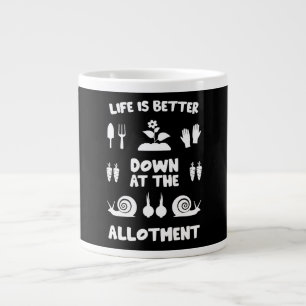 Allotment Gardening Giant Coffee Mug