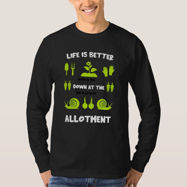 Allotment Gardening T-Shirt (Front)
