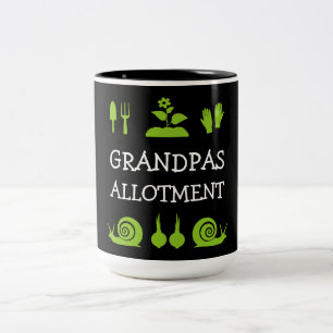 Allotment Gardening Two-Tone Coffee Mug