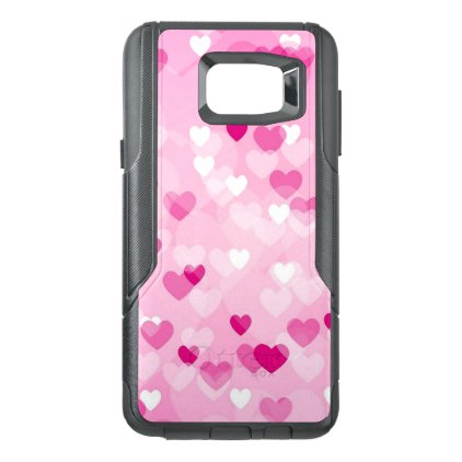 Allover hearts,pink OtterBox samsung note 5 case