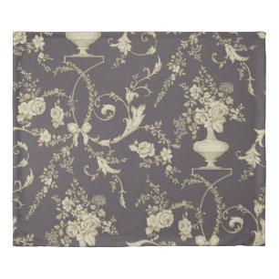 Allover multi motif flowers ornament Seamless patt Duvet Cover