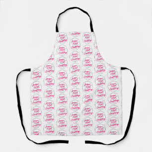 Allover Print Apron Sugar Helps Everything