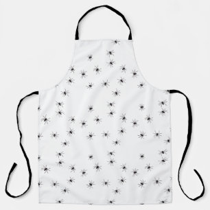 Allover Spiders Halloween Apron