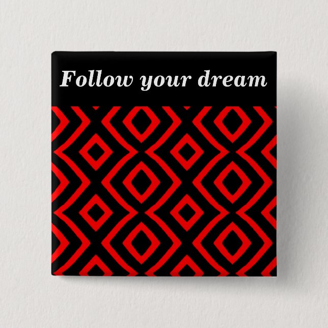 Allow-Red_ Pinback Button (Front)