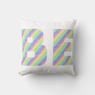 Allow Yourself To Be Rainbow Throw Pillow